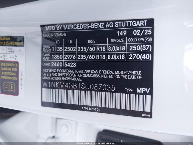 2025 MERCEDES-BENZ GLC 300 W1NKM4GB1SU087035 Photo 8