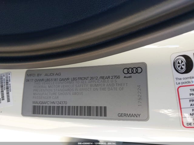 2017 AUDI A6 WAUG8AFC1HN124370 Photo 8