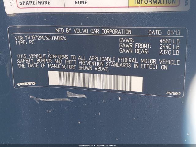 2013 VOLVO C70 YV1672MC5DJ140674 Photo 8