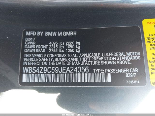 2018 BMW M4 WBS4Z9C59JEA24056 Photo 8