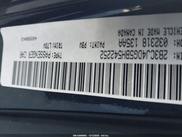 2011 DODGE CHALLENGER 2B3CJ4DG5BH542252 Photo 8