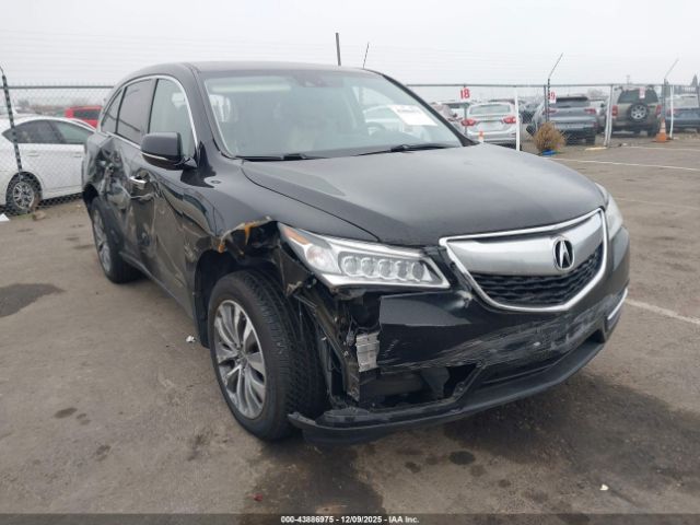 2015 ACURA MDX 5FRYD4H43FB018118