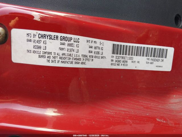 2012 FIAT 500 3C3CFFBR3CT113253 Photo 8