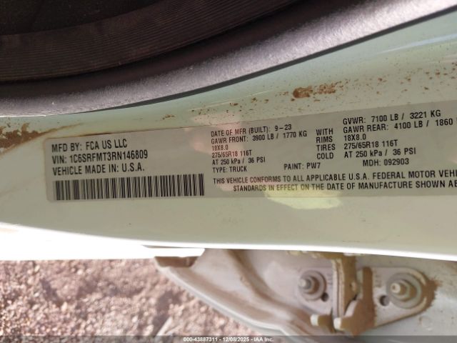 2024 RAM 1500 1C6SRFMT3RN146809 Photo 8