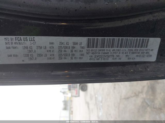 2017 DODGE JOURNEY 3C4PDDEG7HT587778 Photo 8