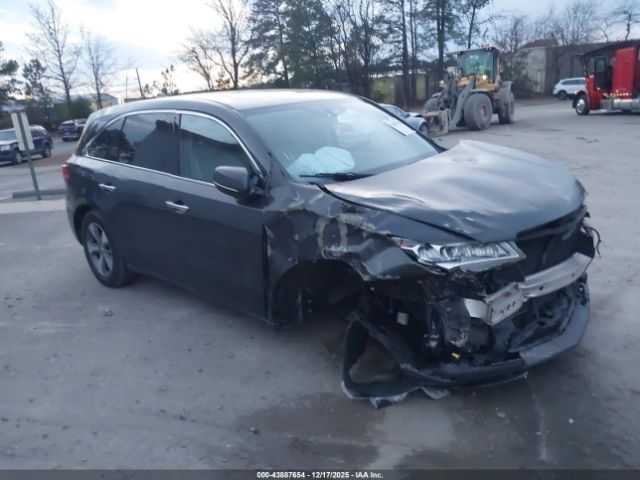 2016 ACURA MDX 5FRYD4H24GB016801