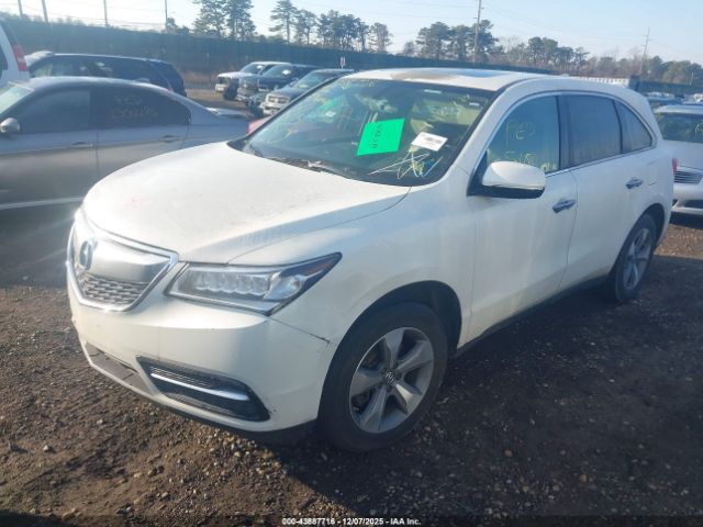 2015 ACURA MDX 5FRYD4H23FB011734 Photo 1