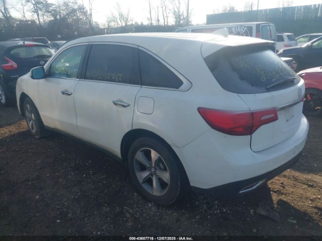 2015 ACURA MDX 5FRYD4H23FB011734 Photo 2