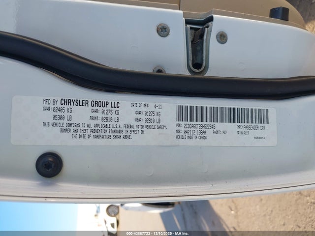 2011 CHRYSLER 300C 2C3CA6CT2BH522845 Photo 8