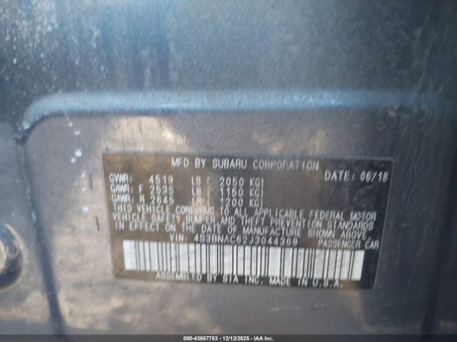 2018 SUBARU LEGACY 4S3BNAC62J3044369 Photo 8