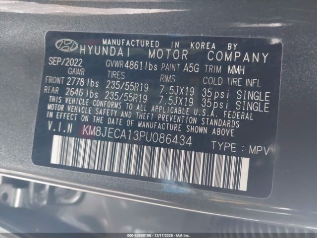 2023 HYUNDAI TUCSON HYBRID KM8JECA13PU086434 Photo 8