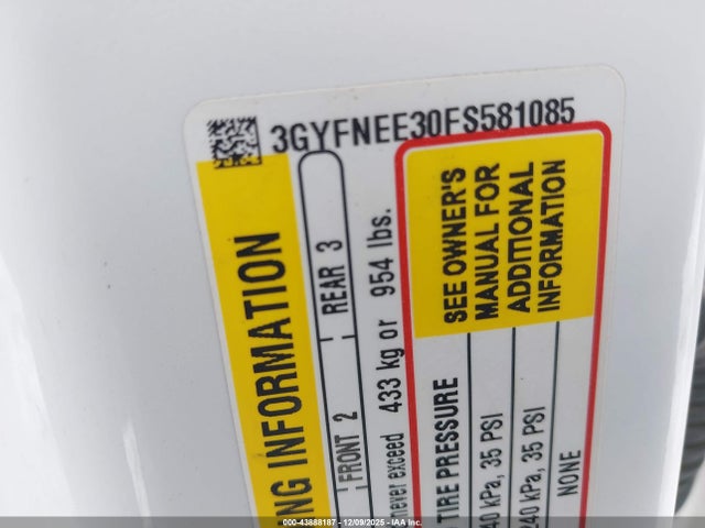 2015 CADILLAC SRX 3GYFNEE30FS581085 Photo 8