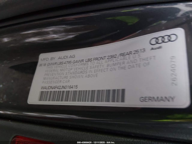 2018 AUDI A4 WAUDNAF42JN016415 Photo 8