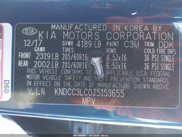 2018 KIA NIRO KNDCC3LC0J5153655 Photo 8