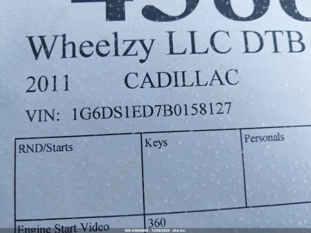 2011 CADILLAC CTS 1G6DS1ED7B0158127 Photo 8