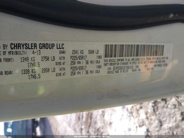 2013 DODGE JOURNEY 3C4PDDBG3DT681431 Photo 8