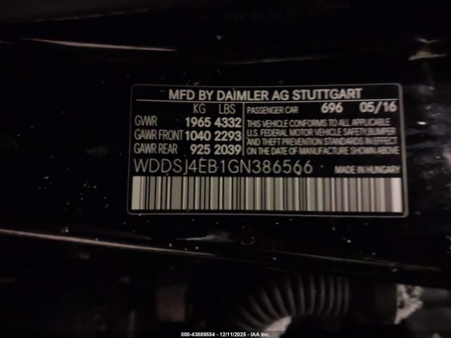 2016 MERCEDES-BENZ CLA 250 WDDSJ4EB1GN386566 Photo 8