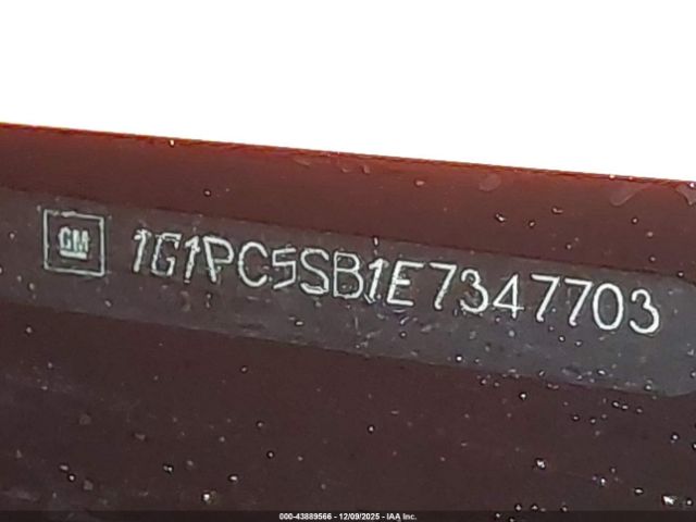 2014 CHEVROLET CRUZE 1G1PC5SB1E7347703 Photo 8