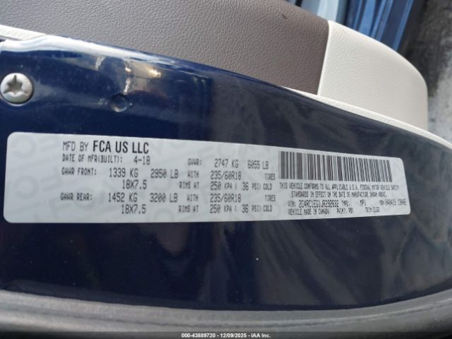 2018 CHRYSLER PACIFICA 2C4RC1EG1JR292632 Photo 8