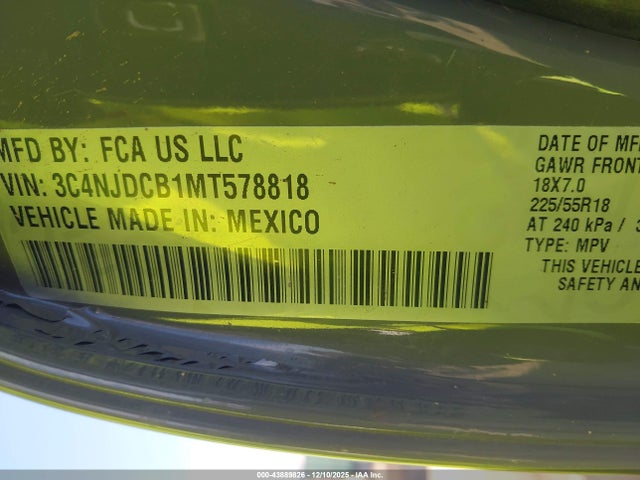 Jeep Compass Limited 4x4 2021 3C4NJDCB1MT578818 Image 9