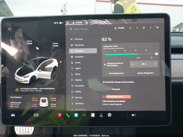 Продаж на аукціоні авто 2022 Tesla Model 3 Performance Dual Motor All-wheel Drive, vin: 5YJ3E1EC8NF357250, номер лоту: 43890050