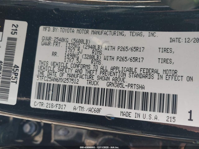 Toyota Tacoma 2021 5TFCZ5AN6MX257512 Image 9