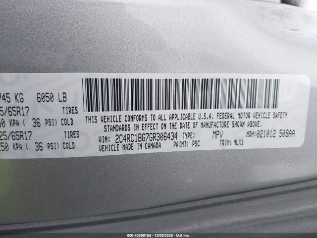 Продажа на аукционе авто 2016 Chrysler Town & Country Touring, vin: 2C4RC1BG7GR306434, номер лота: 43890154
