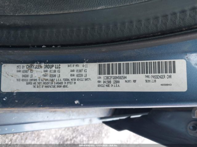 2011 CHRYSLER 200 1C3BC2FG6BN582504 Photo 8