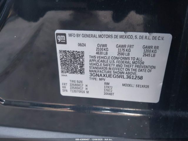 2024 CHEVROLET EQUINOX 3GNAXUEG5RL361258 Photo 8