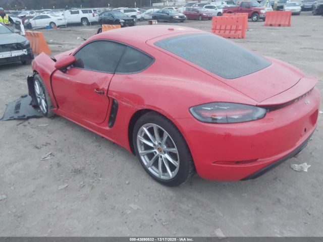 2019 PORSCHE 718 CAYMAN WP0AA2A81KS260481 Photo 2