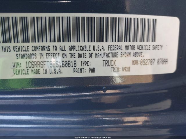 2014 RAM 1500 1C6RR6FT9ES160818 Photo 8