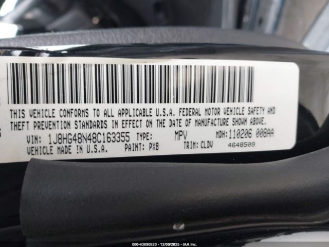 2008 JEEP COMMANDER 1J8HG48N48C163355 Photo 8