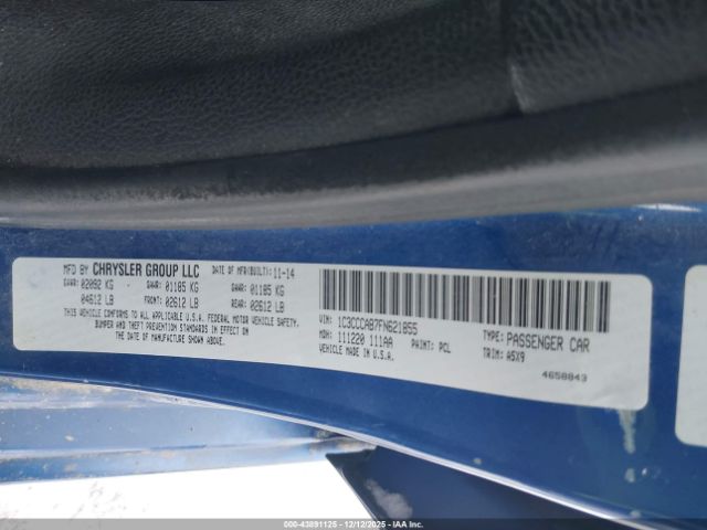 2015 CHRYSLER 200 1C3CCCAB7FN621855 Photo 8