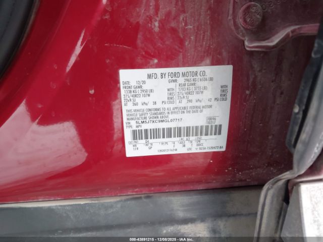 2021 LINCOLN AVIATOR 5LM5J7XC9MGL07717 Photo 8