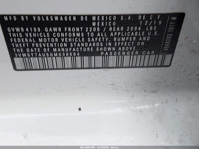 2016 VOLKSWAGEN GOLF GTI 3VW5T7AU5GM036584 Photo 8