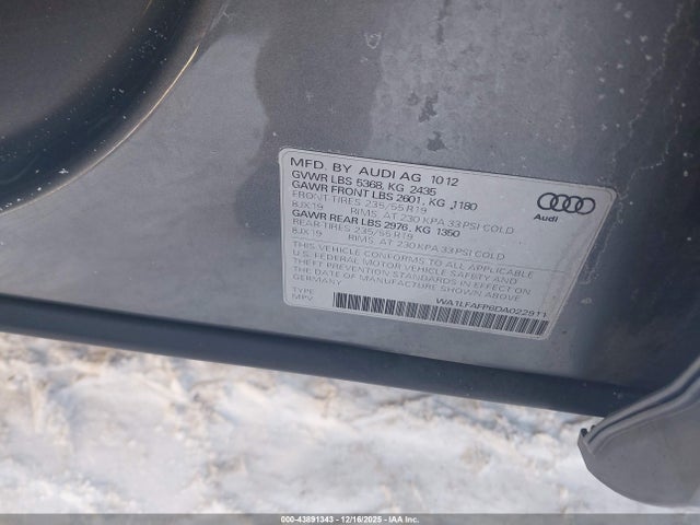 2013 AUDI Q5 WA1LFAFP6DA022911 Photo 8