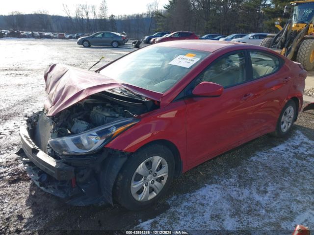 2016 HYUNDAI ELANTRA KMHDH4AE7GU501977 Photo 1
