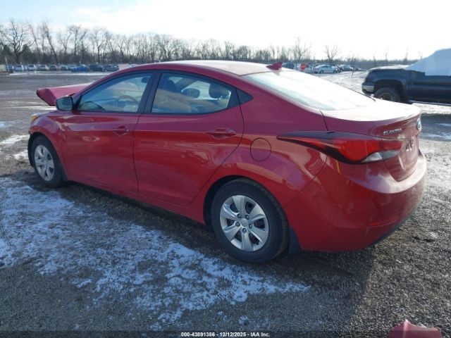 2016 HYUNDAI ELANTRA KMHDH4AE7GU501977 Photo 2