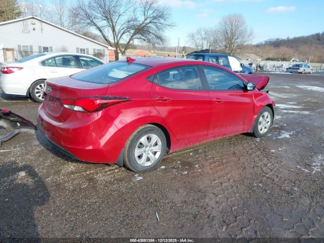 2016 HYUNDAI ELANTRA KMHDH4AE7GU501977 Photo 3