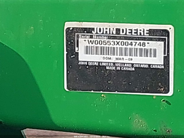 43891403 :رقم المزاد ، PY5065U000477 vin ، 2010 John Deere 5065e Tractor مزاد بيع