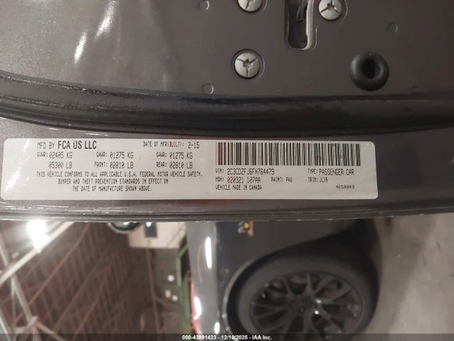 Dodge Challenger R/t Scat Pack 2015 2C3CDZFJ6FH764479 Image 9