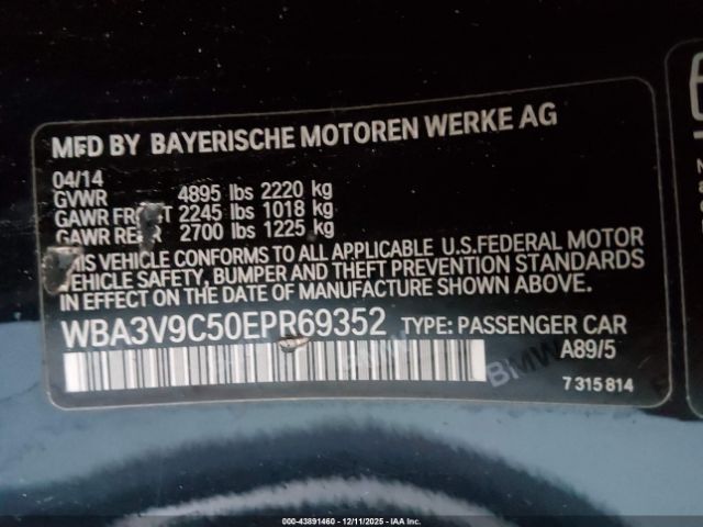 2014 BMW 428I WBA3V9C50EPR69352 Photo 8