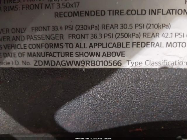 2024 DUCATI PANIGALE ZDMDAGWW9RB010566 Photo 9