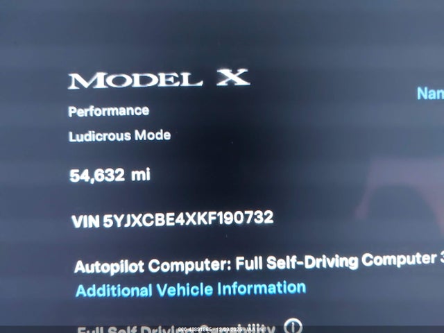 Tesla Model X P100d/performance 2019 5YJXCBE4XKF190732 Image 16