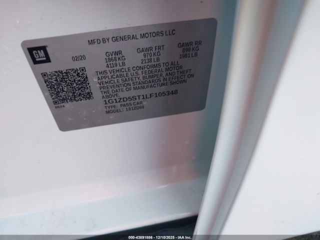 2020 CHEVROLET MALIBU 1G1ZD5ST1LF105348 Photo 8