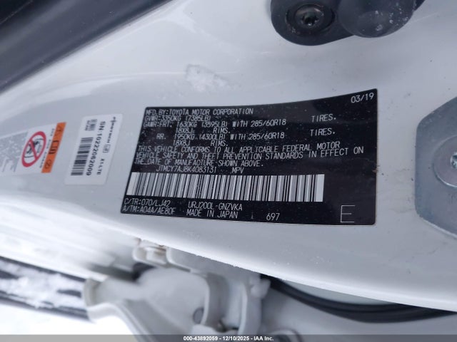 JTMCY7AJ8K4083131 Toyota Land Cruiser V8