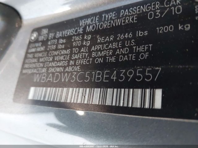 2011 BMW 328I WBADW3C51BE439557 Photo 8