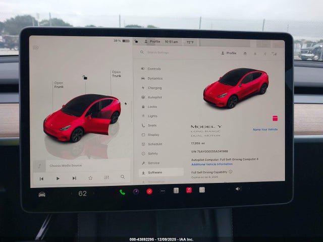 2025 TESLA MODEL Y 7SAYGDEE5SA341988 Photo 6