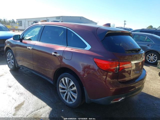 2014 ACURA MDX 5FRYD4H48EB009803 Photo 2