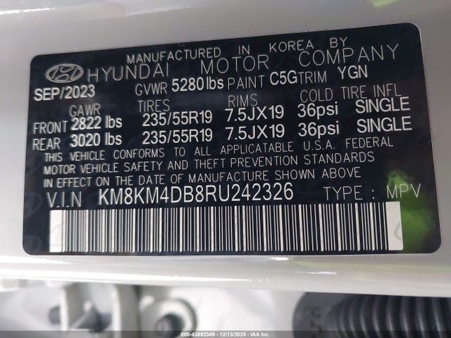 Hyundai Ioniq 5 Se Standard Range 2024 KM8KM4DB8RU242326 Image 9